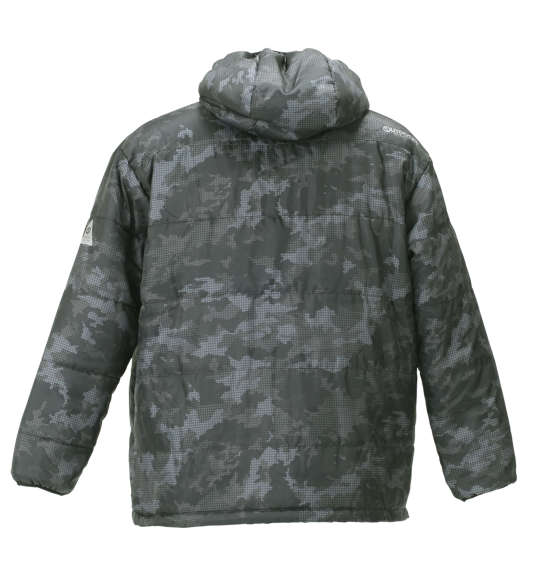 OUTDOOR PRODUCTS タフタ中綿ジャケット ブラックカモ