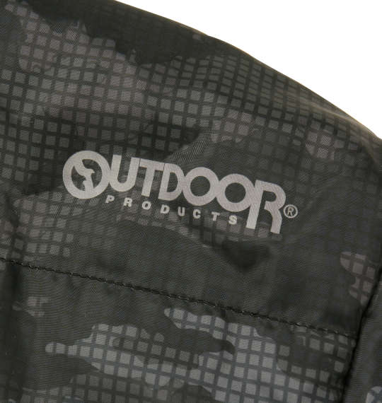 OUTDOOR PRODUCTS タフタ中綿ジャケット ブラックカモ