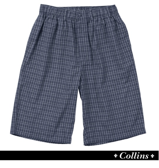COLLINS イ-ジーハーフパンツ ネイビー系