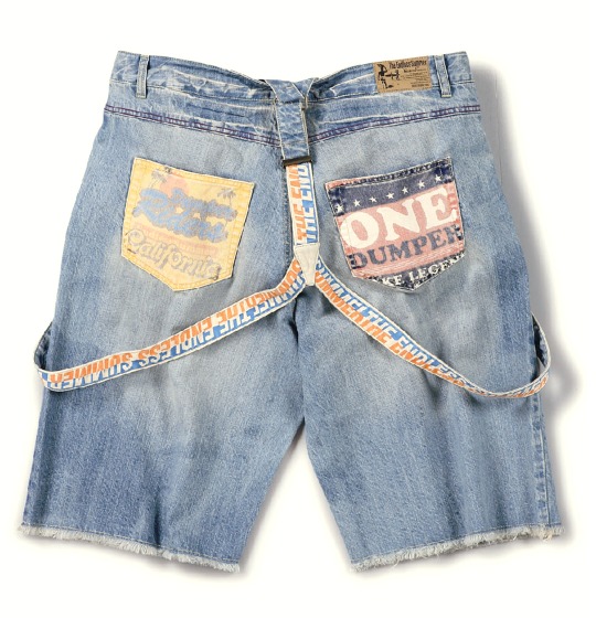 The Endless Summer デニムハーフパンツ ブルー