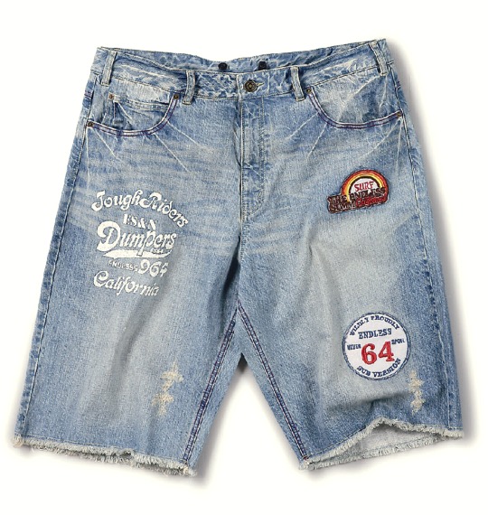 The Endless Summer デニムハーフパンツ ブルー