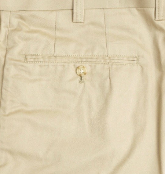  ウエストストレッチツータックパンツ ベージュ