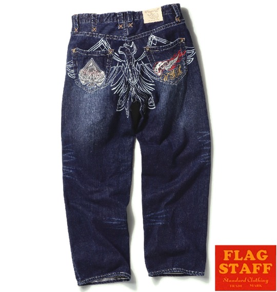 FLAGSTAFF デニムパンツ ネイビー