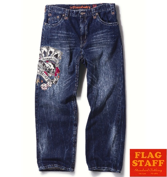 FLAGSTAFF デニムパンツ ネイビー