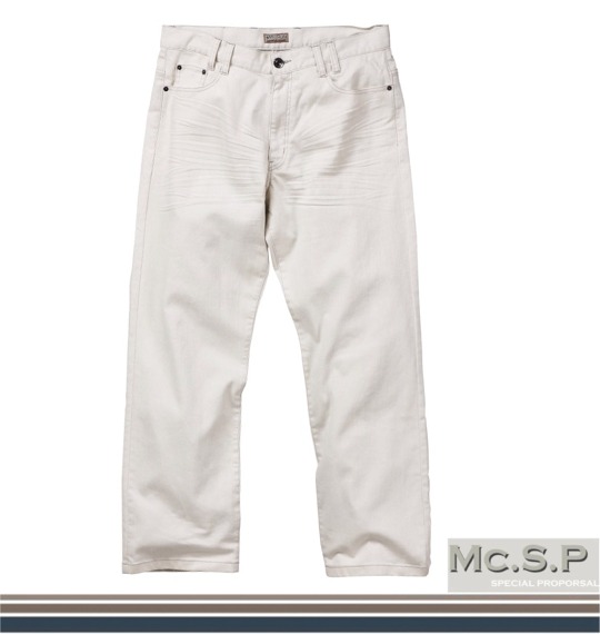Mc.S.P デニムパンツ ホワイト