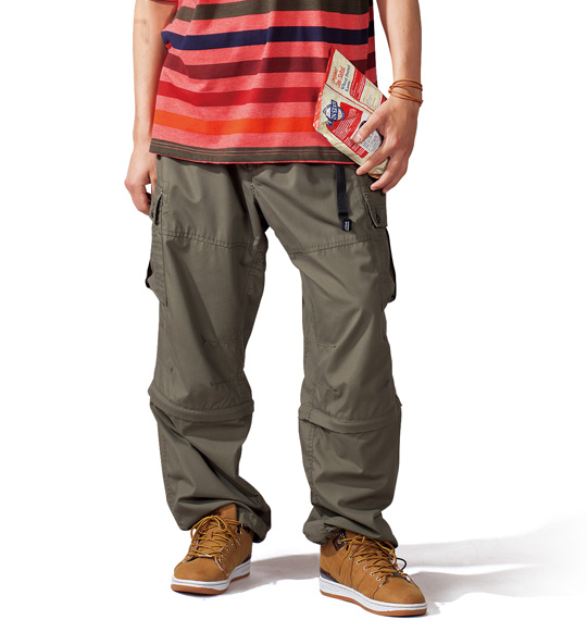 OUTDOOR PRODUCTS 2WAYイージーカーゴパンツ カーキ