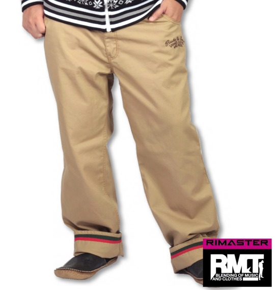 RIMASTER  ロールアップパンツ ベージュ
