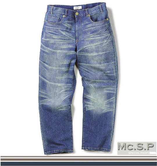 Mc.S.P ストレッチデニムパンツ ブルー