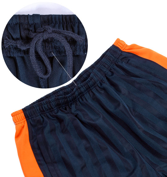 Mc.S.P ジャージ六分丈パンツ ネイビー×オレンジ