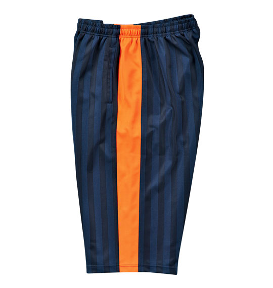Mc.S.P ジャージ六分丈パンツ ネイビー×オレンジ