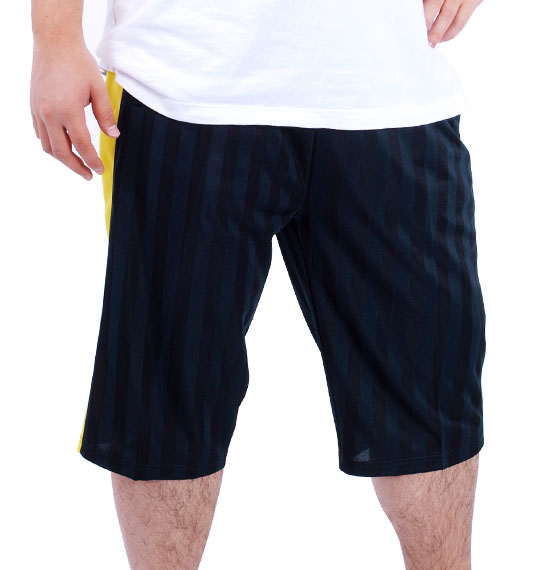 Mc.S.P ジャージ六分丈パンツ ネイビー×イエロー