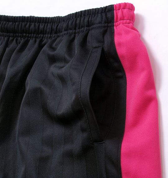 Mc.S.P ジャージ六分丈パンツ ブラック×ピンク