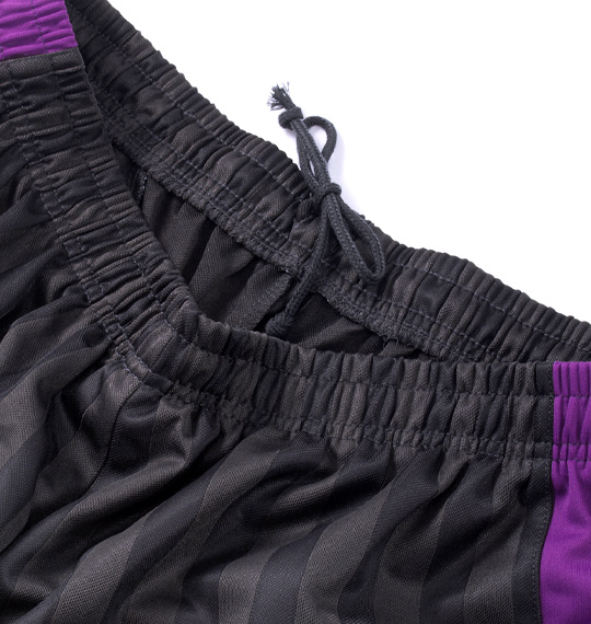 Mc.S.P ジャージ六分丈パンツ チャコール×パープル