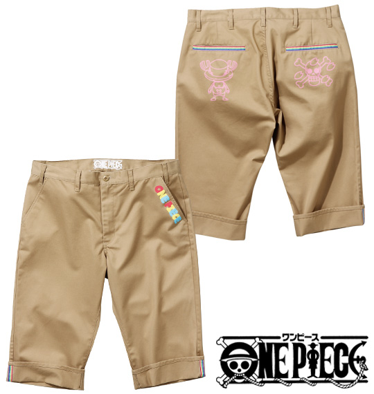 ONEPIECE(ワンピース) ロールアップクロップドパンツ ベージュ