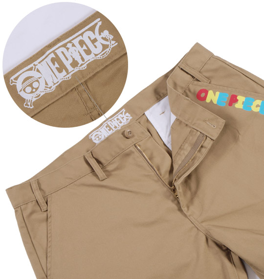 ONEPIECE(ワンピース) ロールアップクロップドパンツ ベージュ