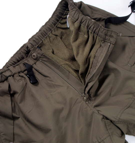 OUTDOOR PRODUCTS 裏フリースイージーカーゴパンツ カーキ