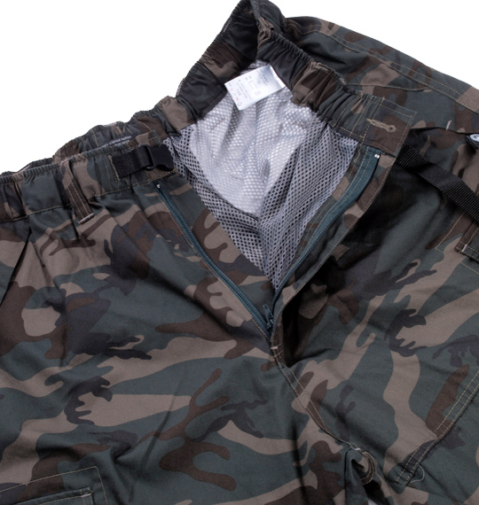 OUTDOOR PRODUCTS イージーカーゴパンツ カーキ系(カモフラ柄)