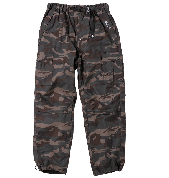 OUTDOOR PRODUCTS イージーカーゴパンツ カーキ系(カモフラ柄)