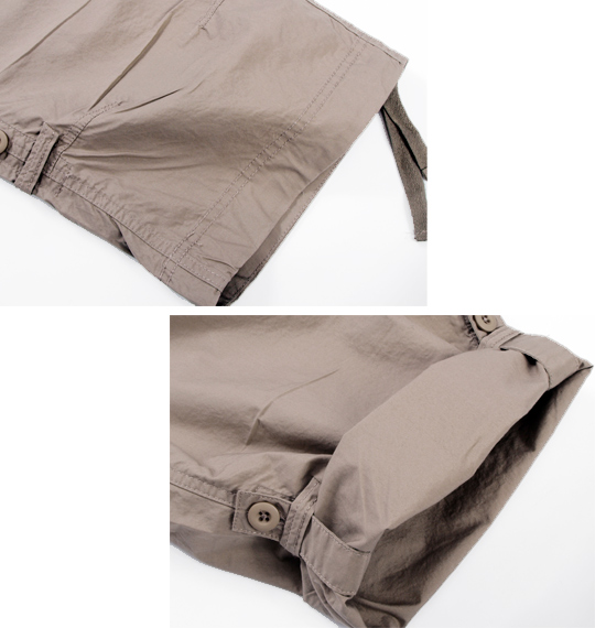 Mc.S.P ロールアップクロップドイージーカーゴパンツ ベージュ