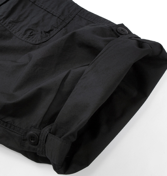 Mc.S.P ロールアップクロップドイージーカーゴパンツ ブラック