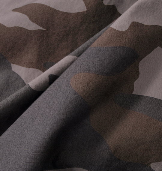 Mc.S.P ロールアップクロップドイージーカーゴパンツ カーキ系(迷彩柄)