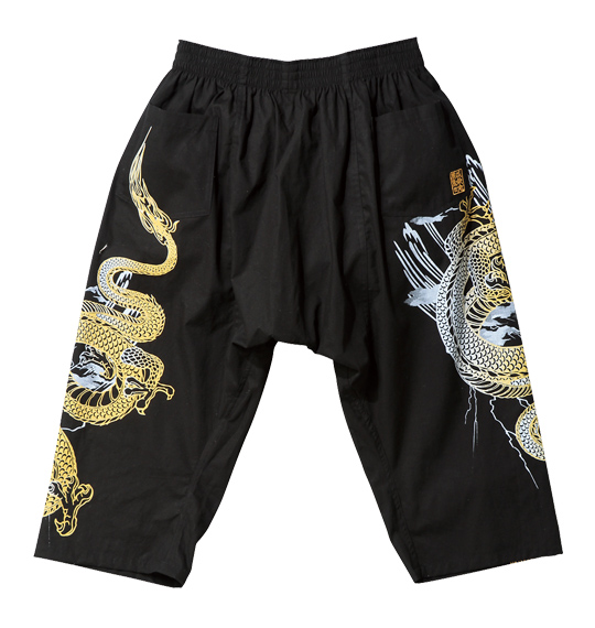 絡繰魂 龍神ステテコ ブラック