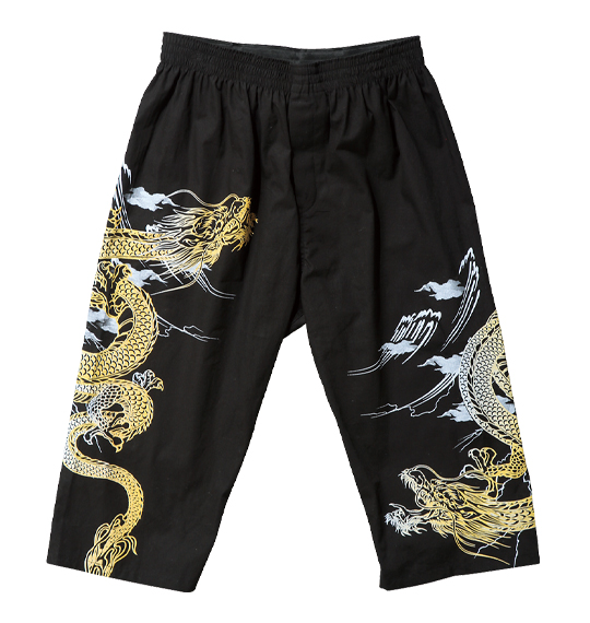 絡繰魂 龍神ステテコ ブラック