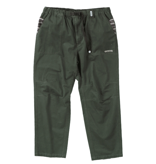 OUTDOOR PRODUCTS ツイルクライミングパンツ グリーン