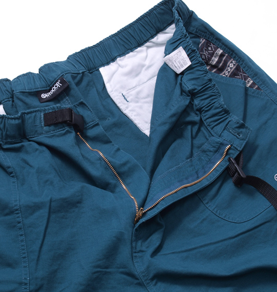 OUTDOOR PRODUCTS ツイルクライミングパンツ ターコイズ