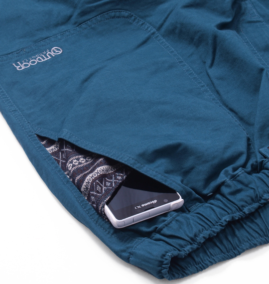 OUTDOOR PRODUCTS ツイルクライミングパンツ ターコイズ