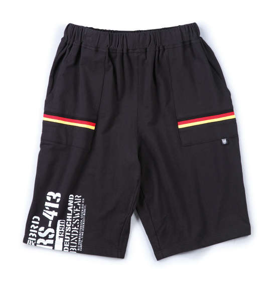 BUNDESWEAR ミニ裏毛ハーフパンツ ブラック