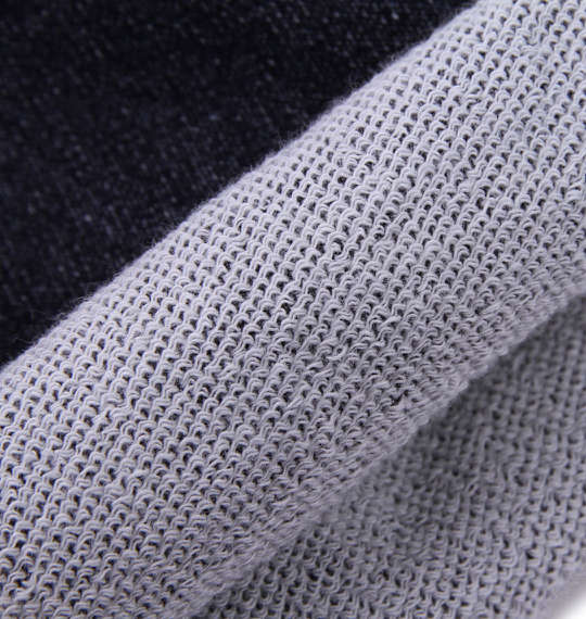 Free gate 裏毛ジャガードデニムクロップドパンツ ネイビー