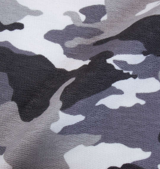 COLLINS ミニ裏毛カモフラ柄ハーフパンツ グレー系