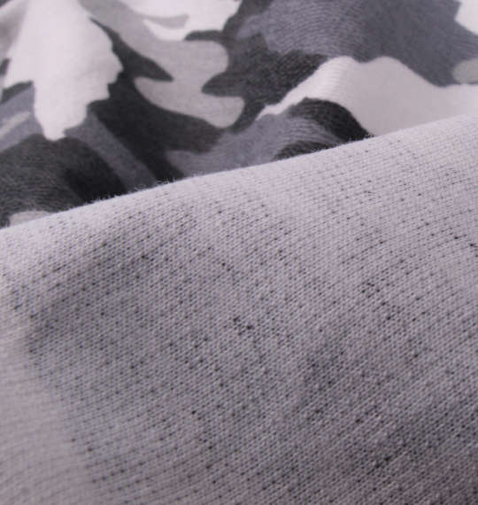 COLLINS ミニ裏毛カモフラ柄ハーフパンツ グレー系