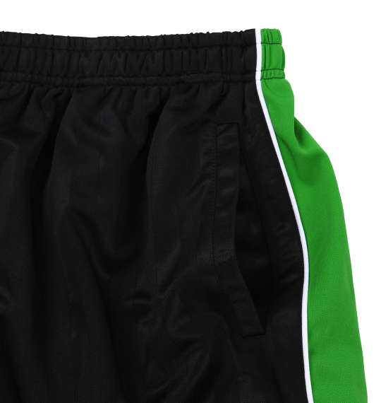 Mc.S.P シャドーストライプジャージパンツ ブラック×グリーン