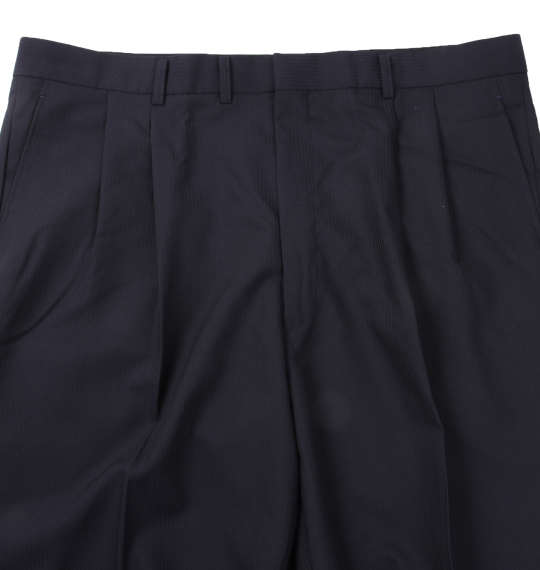 Mc.S.P ウォッシャブルツータックパンツ ネイビー