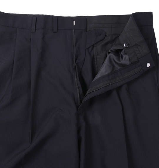 Mc.S.P ウォッシャブルツータックパンツ ネイビー