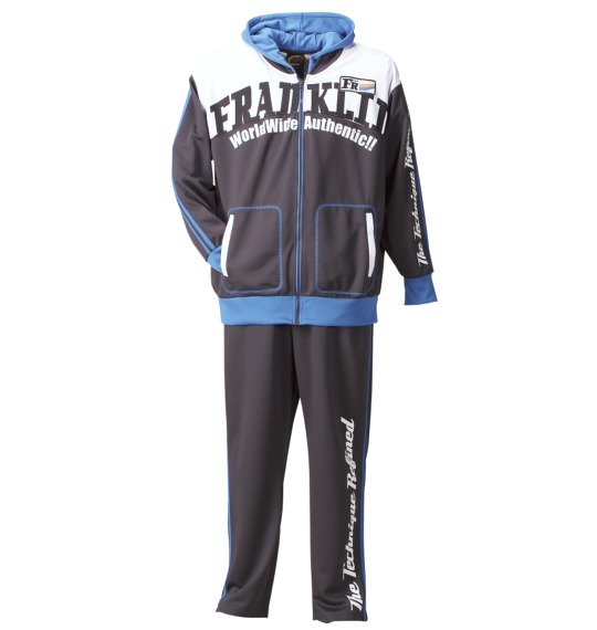 Franklin ジャージセット チャコール×ブルー