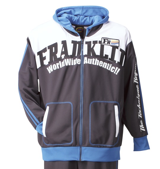 Franklin ジャージセット チャコール×ブルー