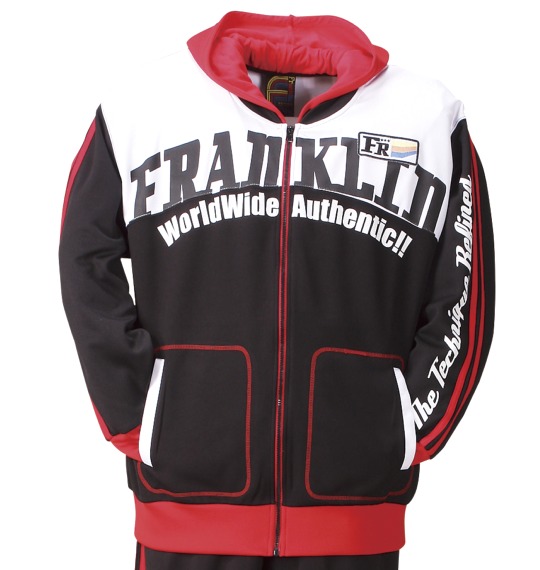 Franklin ジャージセット ブラック×レッド