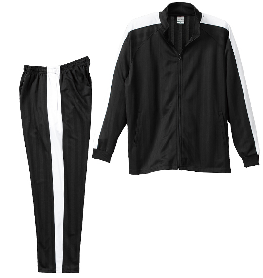 Mc.S.P 長袖ジャージセット ブラック×ホワイト