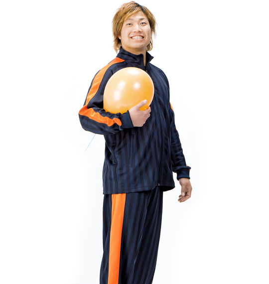 Mc.S.P 長袖ジャージセット ネイビー×オレンジ