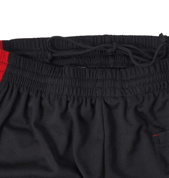 Mc.S.P 吸汗速乾半袖Tシャツ+ハーフパンツ ブラック×レッド