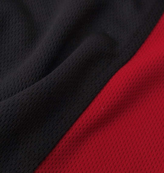 Mc.S.P 吸汗速乾半袖Tシャツ+ハーフパンツ ブラック×レッド