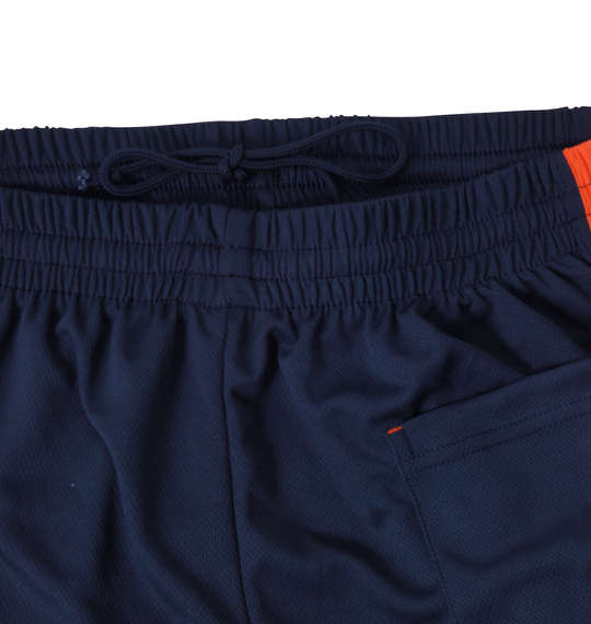 Mc.S.P 吸汗速乾半袖Tシャツ+ハーフパンツ ネイビー×オレンジ