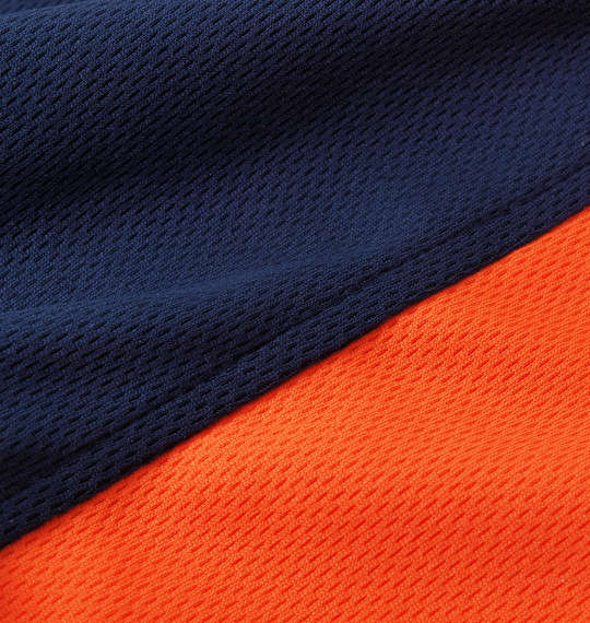 Mc.S.P 吸汗速乾半袖Tシャツ+ハーフパンツ ネイビー×オレンジ