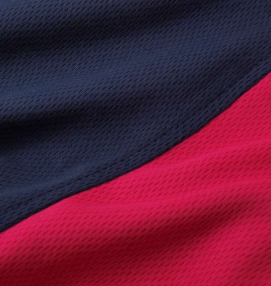 Mc.S.P 吸汗速乾半袖Tシャツ+ハーフパンツ ネイビー×ピンク