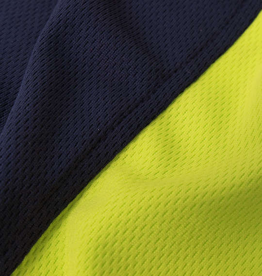 Mc.S.P 吸汗速乾半袖Tシャツ+ハーフパンツ ネイビー×ライム