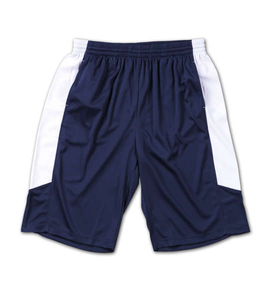 Mc.S.P 吸汗速乾半袖Tシャツ+ハーフパンツ ネイビー×ホワイト