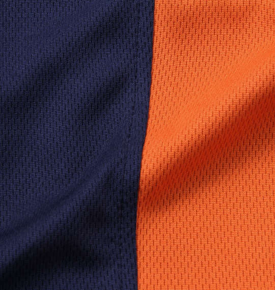 Mc.S.P 吸汗速乾半袖Tシャツ+ハーフパンツ ネイビー×オレンジ